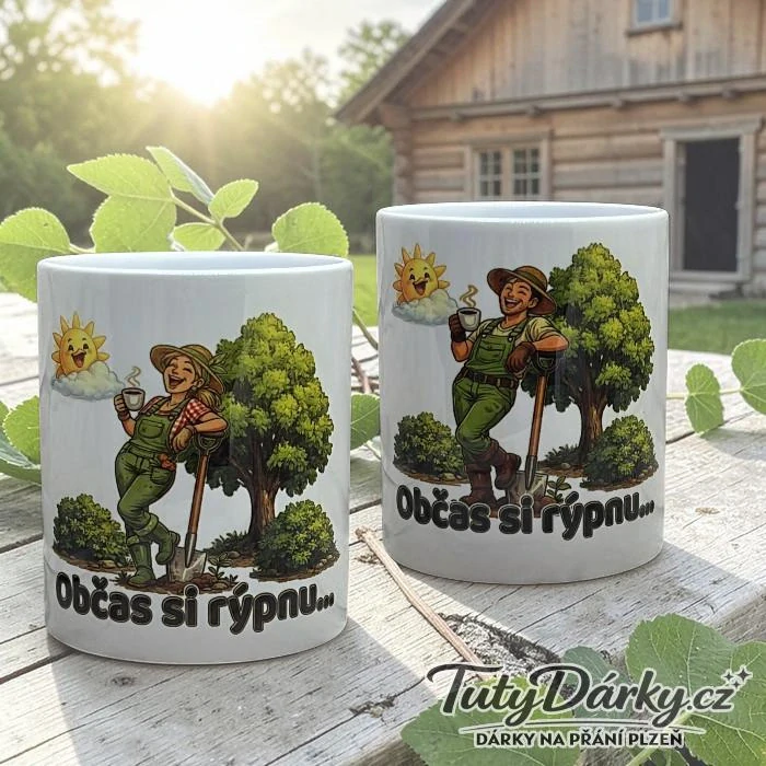 Hrnek – zahrádkáři - Občas si rýpnu!