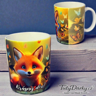 Hrnek - Krásný den (liška)