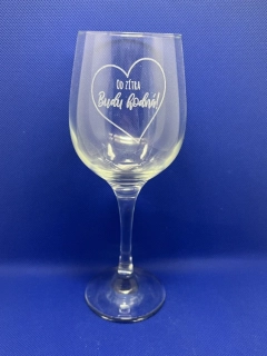 Sklenice na víno - Od zítra budu hodná! 02