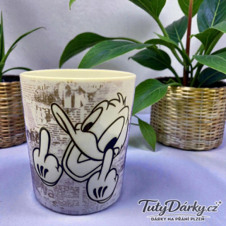 Hrnek - Kačer s prostředníčky