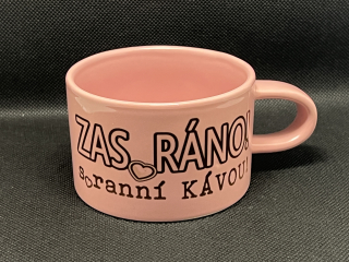 Makronkový hrnek - Zas ráno s ranní kávou