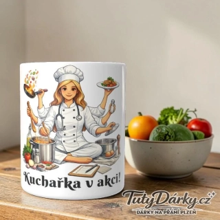 Hrnek – Kuchařka v akci