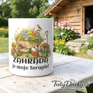 Hrnek - Zahrada je moje terapie