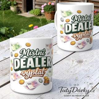 Hrnek pro šéfa - Místní dealer výplat