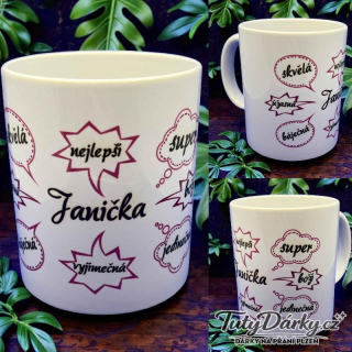 Hrnek motivační - se jménem
