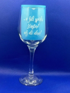 Sklenice na víno - A žili spolu šťastně až do dna 