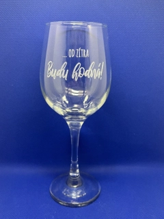 Sklenice na víno - Od zítra budu hodná! 01