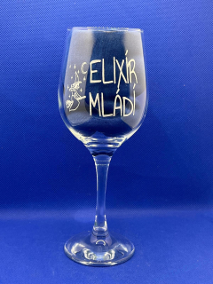 Sklenice na víno - Elixír mládí