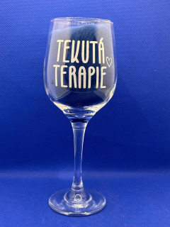 Sklenice na víno - Tekutá terapie